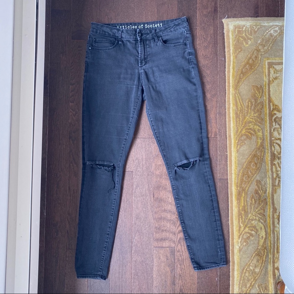 Articles of Society Ripped Skinny Jeans